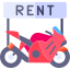 Motorbike rental category icon